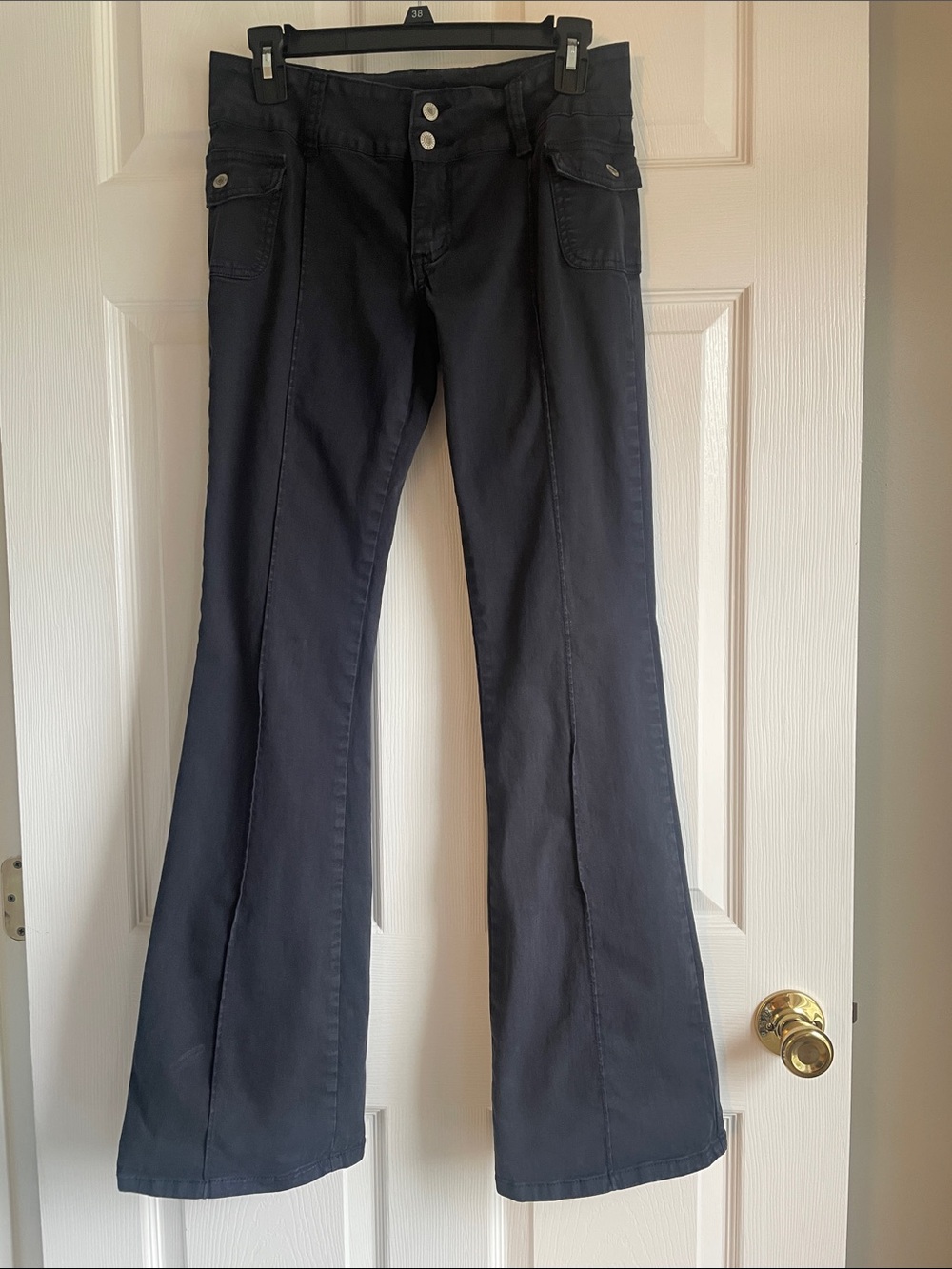 J. Galt Black Flare Pants
